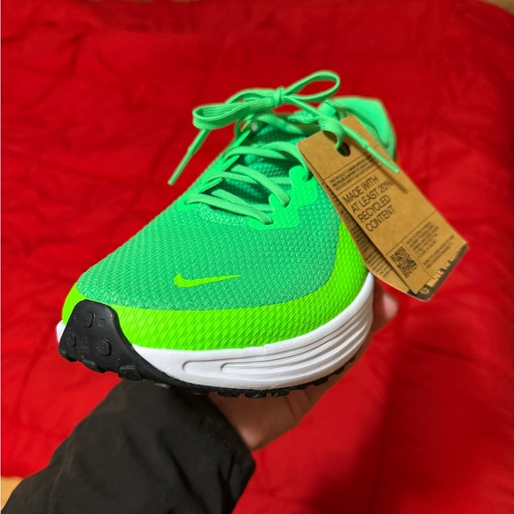 Nike Neon Green and Black Sneakers - Picture 5 of 5